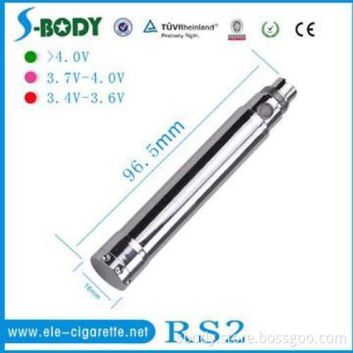 ego rs 2 battery with replaceable battery mod 14500